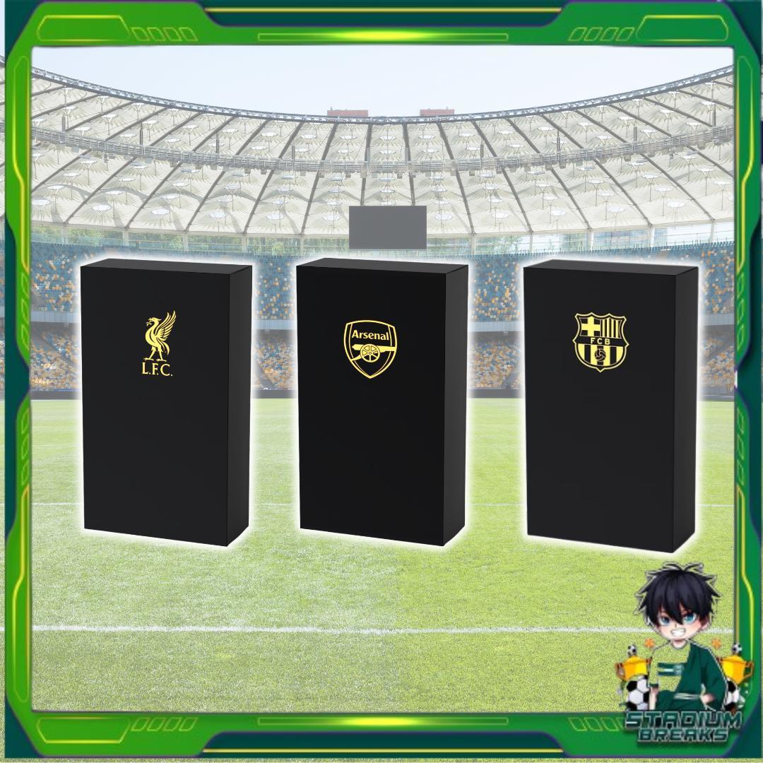 [ พร้อมส่ง! ] การ์ดฟุตบอล Futera Liverpool FC  /  Arsenal FC  / Barcelona FC Platinum 2025-26 Hobby Box (p3) (230g)
