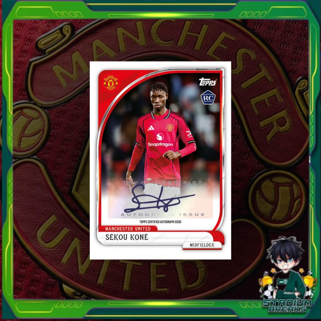 พร้อมส่ง 2025/26 Topps Collectors Tin : Manchester United (p4)