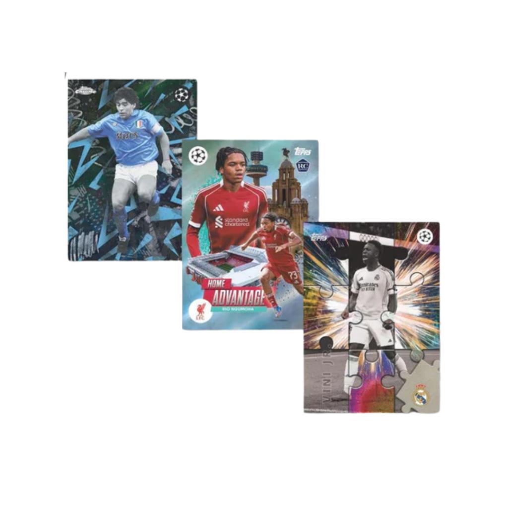[ ยกกล่อง ] พร้อมส่ง!! 2025-26 Topps UEFA Club Competitions Soccer Hobby การ์ดสะสมฟุตบอล (p3)(500g)