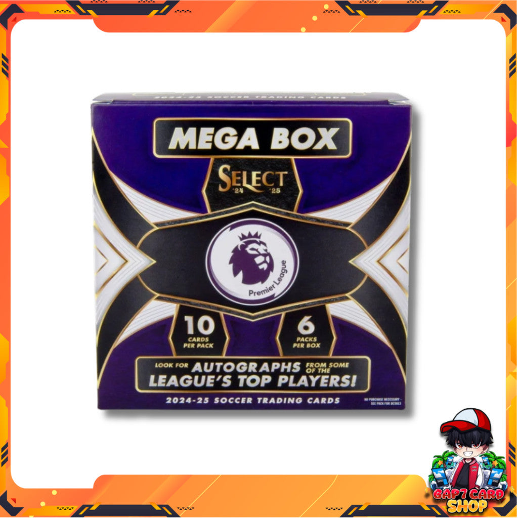 [พร้อมส่ง!!] ยกกล่อง การ์ดสะสมฟุตบอล 2024-25 Panini Select Premier League Soccer Mega Box (Pink)