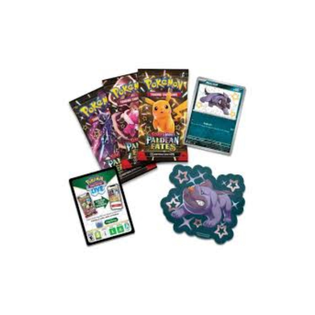 [ แยกแพ็ค ] Pokémon TCG : Scarlet & Violet-Paldean Fates Tech Sticker Collection (p3)