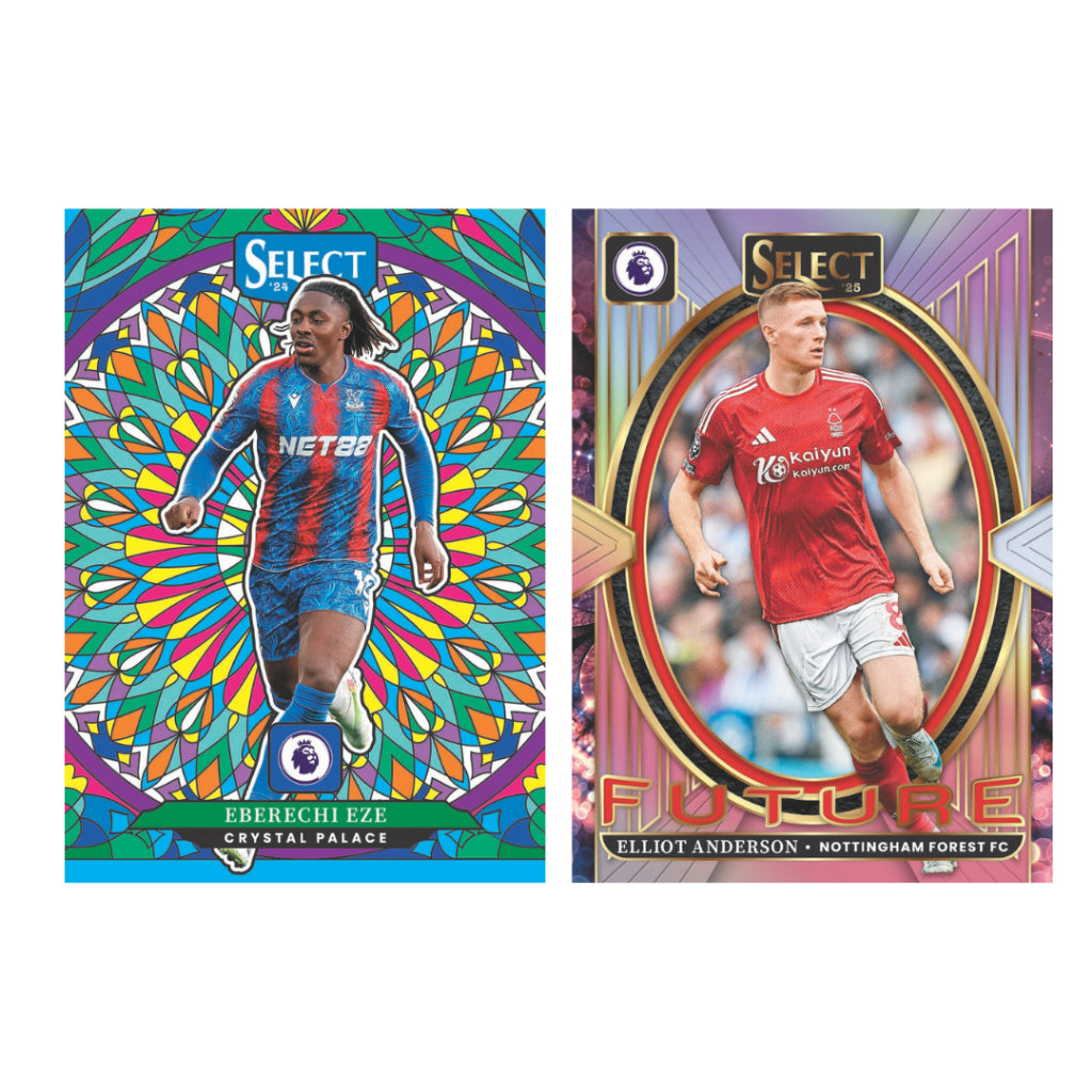 [พร้อมส่ง!!] ยกกล่อง การ์ดสะสมฟุตบอล 2024-25 Panini Select Premier League Soccer Mega Box (Pink)