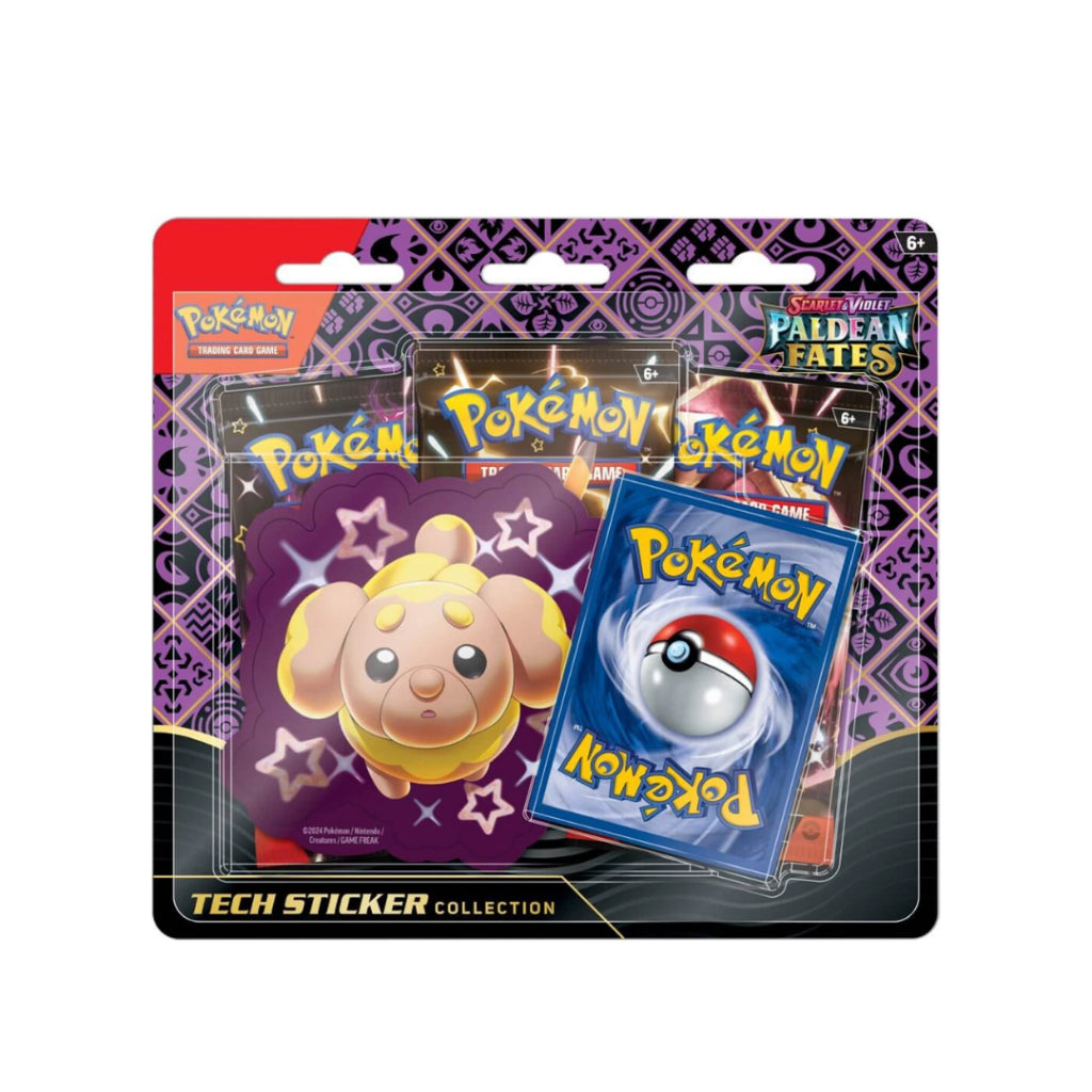 [ แยกแพ็ค ] Pokémon TCG : Scarlet & Violet-Paldean Fates Tech Sticker Collection (p3)