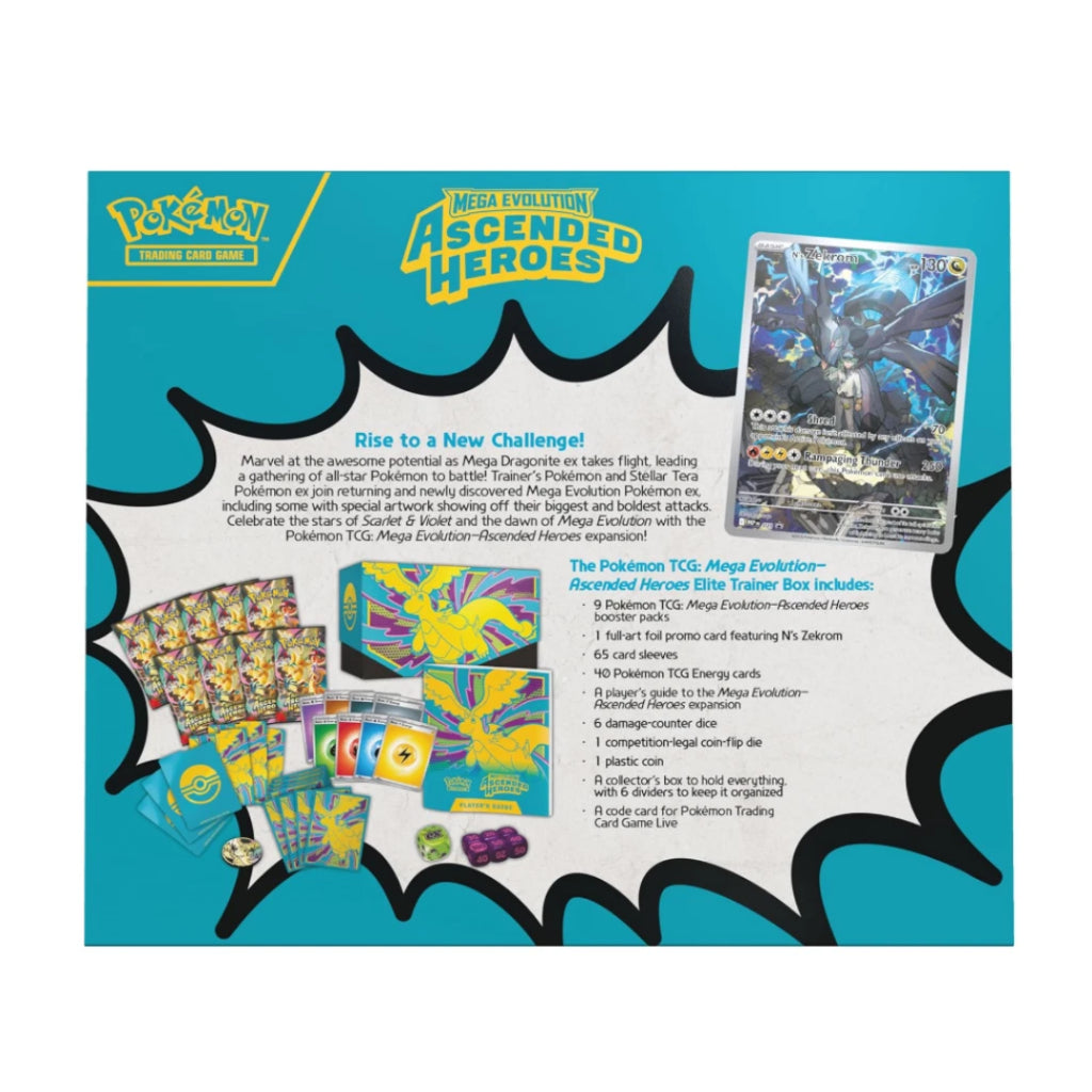 [ แยกซอง ] Pokémon TCG : Mega Evolution Ascended Heroes  Elite Trainer Box (p3)