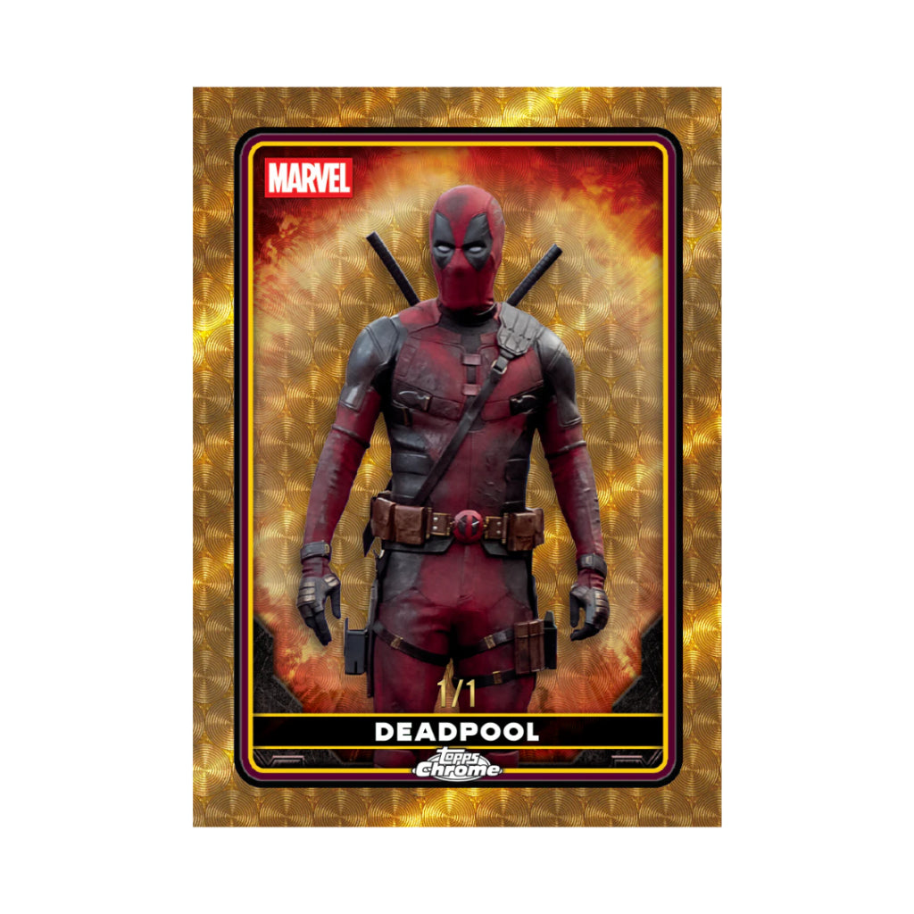 [ แยกซอง ] 2025 Topps Chrome Deadpool  Value Box (p3)