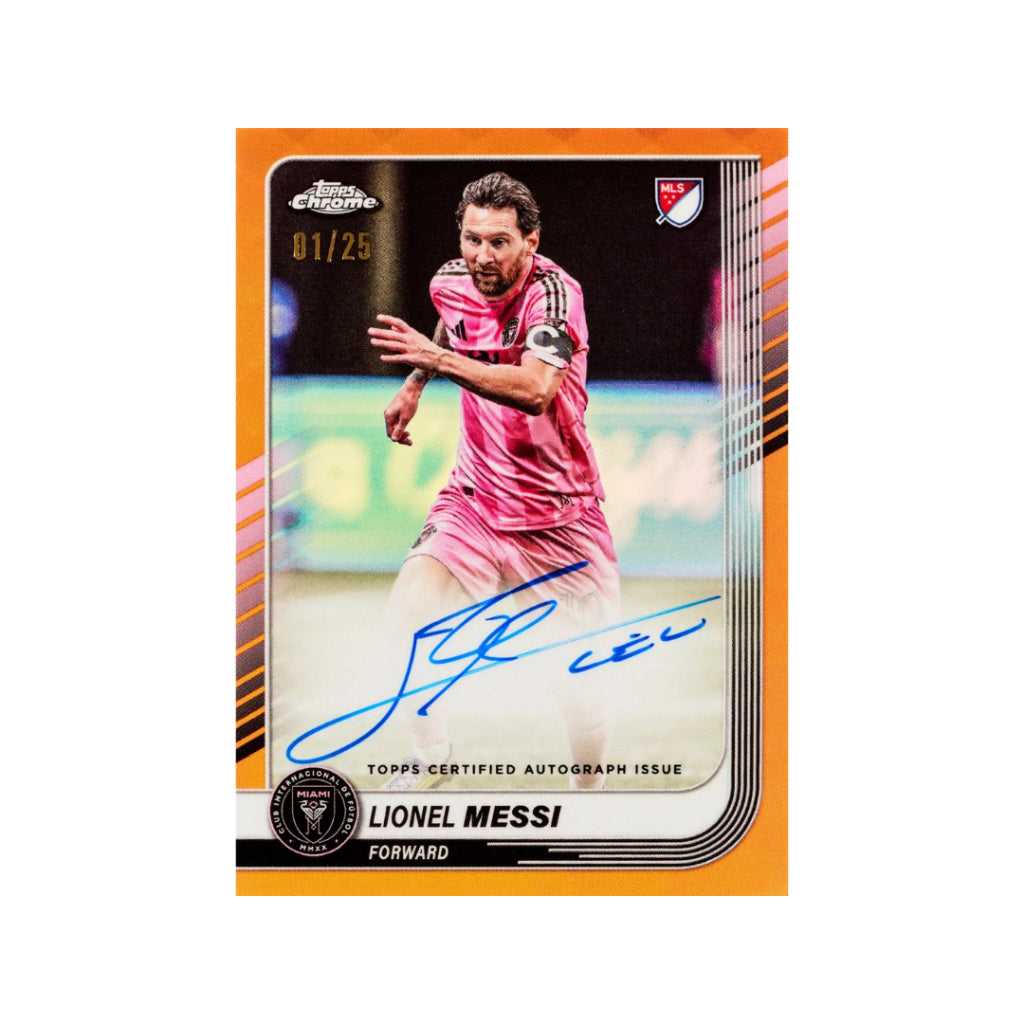 [ ยกกล่อง ] การ์ดสะสม 2025 Topps Chrome MLS  Hobby (p3)