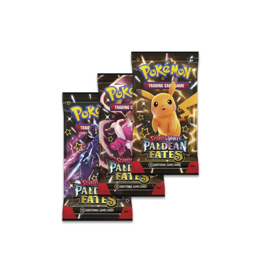 [ แยกแพ็ค ] Pokémon TCG : Scarlet & Violet-Paldean Fates Tech Sticker Collection (p3)